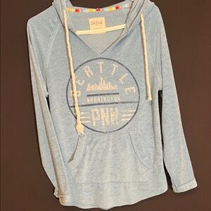 Blue size small Graphic Hoodie